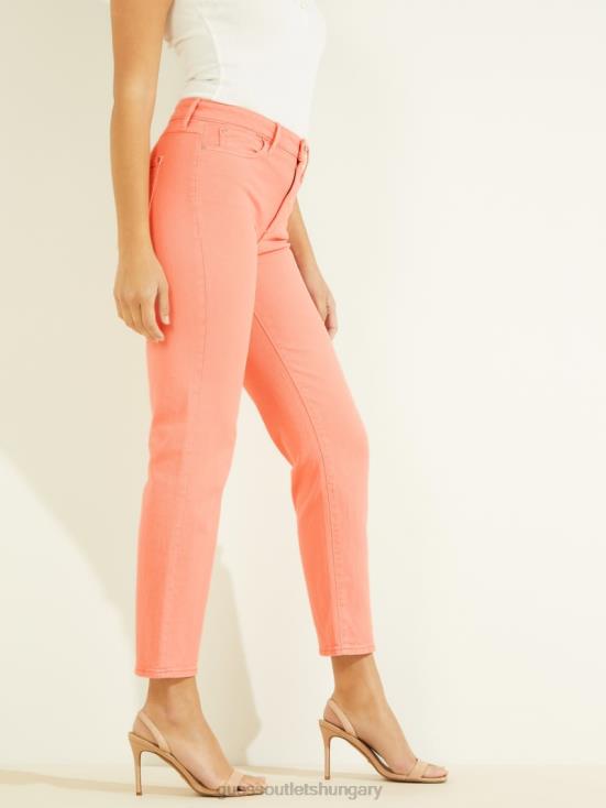 GUESS Peach Touch Multi 8ZX4F233 1981 High-Rise Straight Jeans