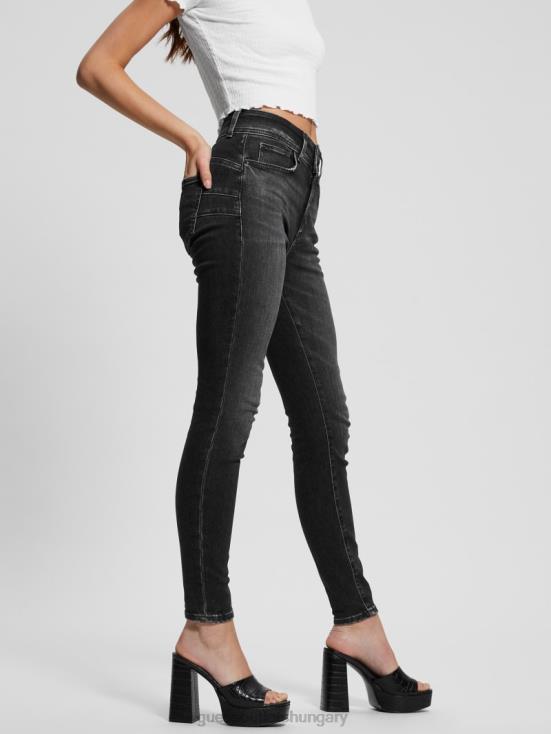 GUESS Station Black 8ZX4F51 Eco Shape-Up Skinny Denim Jeans