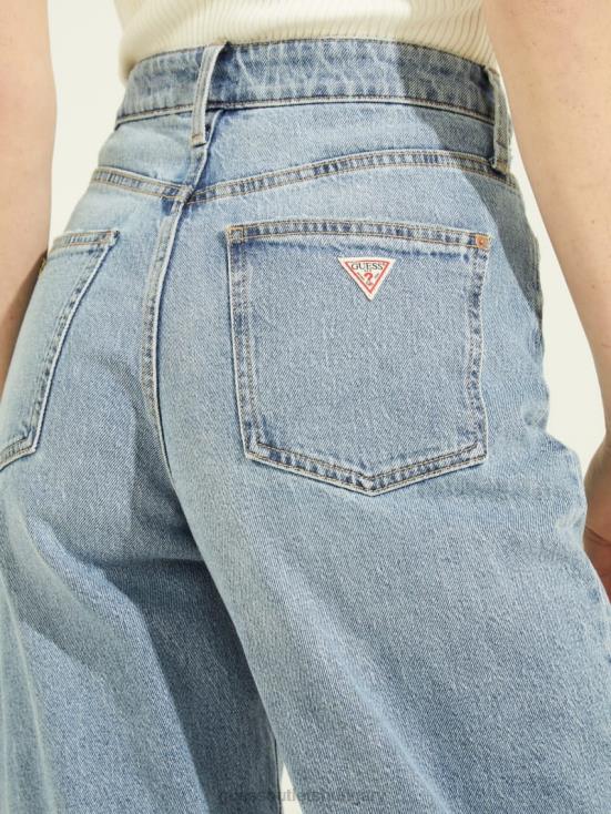 GUESS Venice Sea Wash 8ZX4F93 Eco \'90s High-Rise Boyfriend Jeans