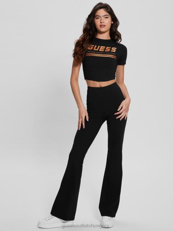 GUESS Black 8ZX4F2050 Aggie Flare Leggings