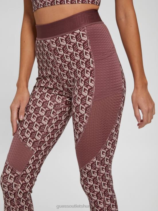 GUESS G Cube Red Combo 8ZX4F2425 Eco Daria Cube Leggings