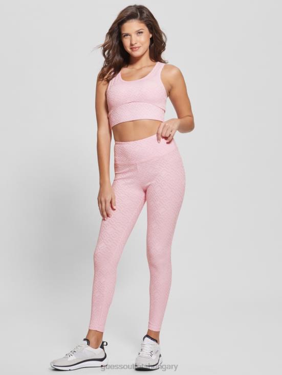 GUESS G-Embossed Washed Out Pin 8ZX4F2352 Dana Logo Leggings