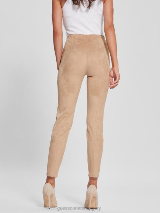 GUESS Mountain Honey 8ZX4F2030 Maya Faux-Suede Leggings