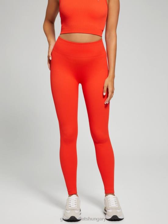GUESS Orange Slice 8ZX4F2396 Seamless Ribbed Leggings