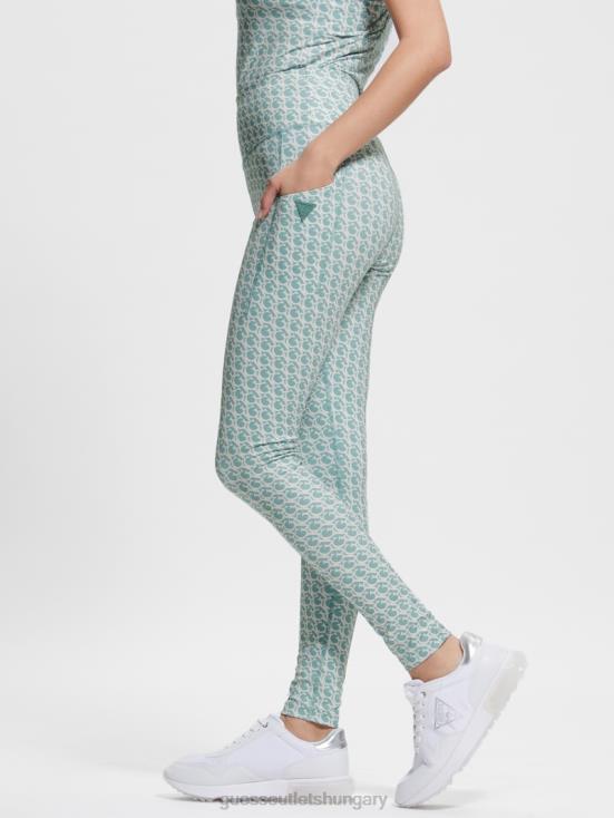 GUESS Small Gj Petroleum 8ZX4F2299 Logomania Leggings