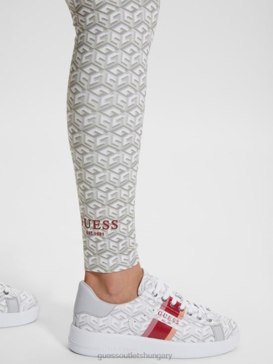 GUESS Stripe G-Cube Small Gray 8ZX4F2062 Eco G-Cube Active Leggings