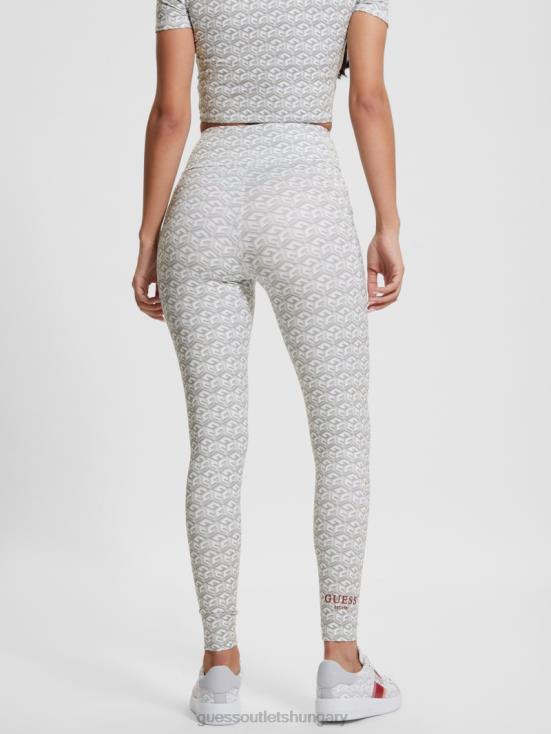 GUESS Stripe G-Cube Small Gray 8ZX4F2062 Eco G-Cube Active Leggings