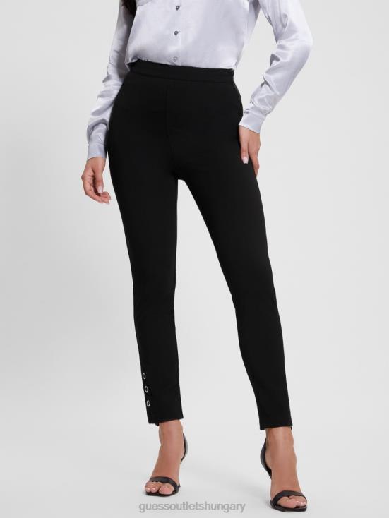 GUESS Black 8ZX4F2012 Eco Claudia Ring Ankle Pant