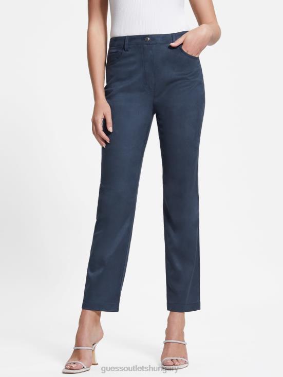 GUESS Blackened Blue 8ZX4F2020 Kelly Straight Pants
