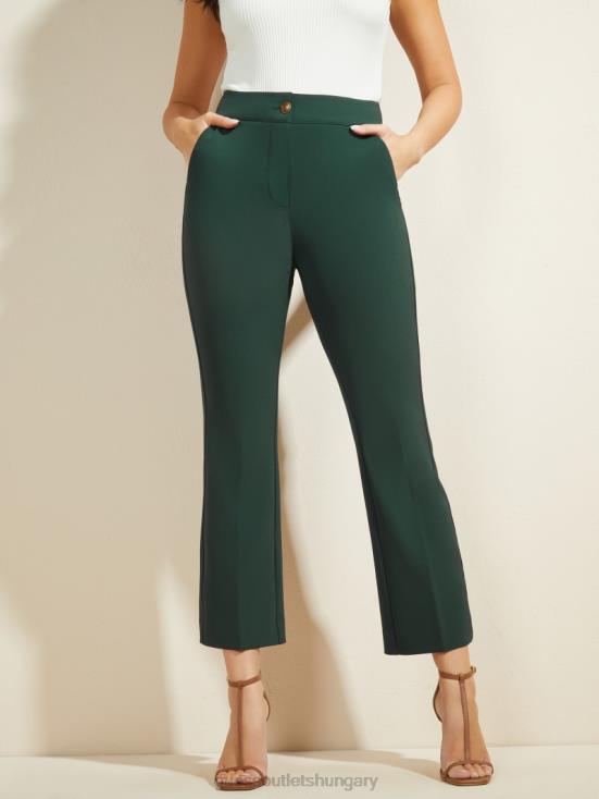 GUESS Chenille Green 8ZX4F2224 Evelyn Cropped Pant