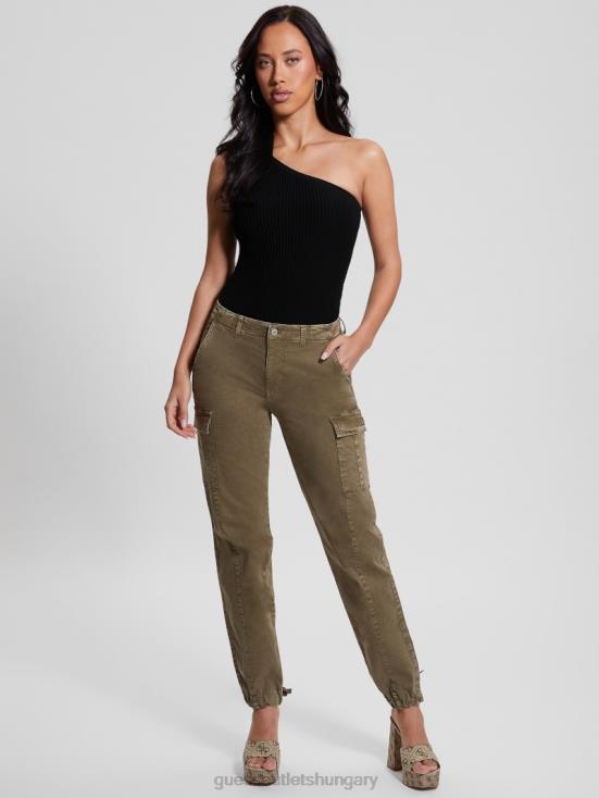 GUESS Desert Green 8ZX4F2032 Cheri Cargo Pants