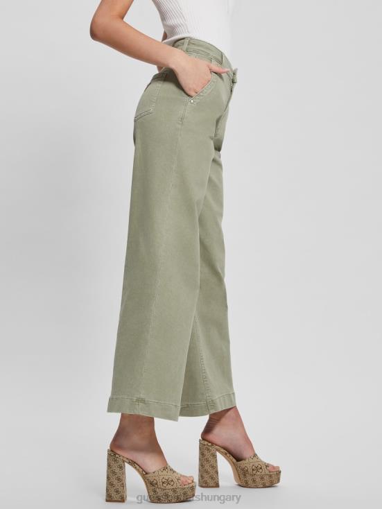 GUESS Dusty Fern Multi 8ZX4F2013 Darma High-Rise Wide-Leg Pants