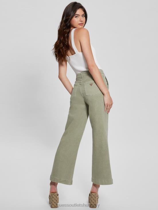 GUESS Dusty Fern Multi 8ZX4F2013 Darma High-Rise Wide-Leg Pants