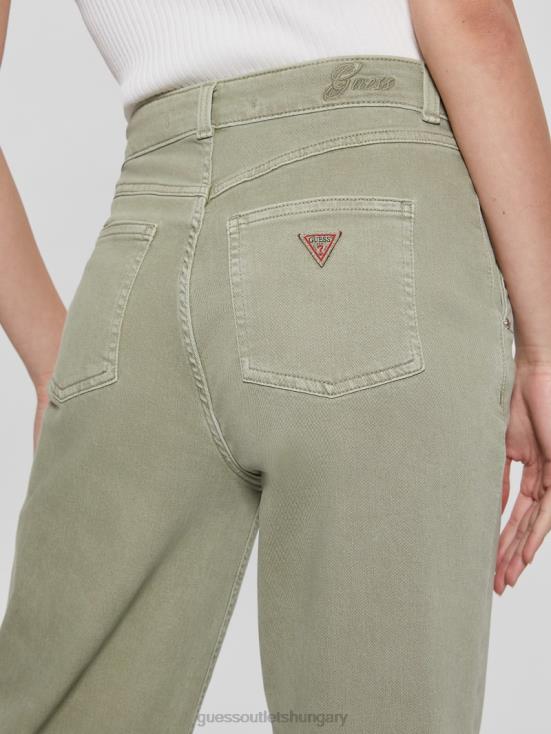 GUESS Dusty Fern Multi 8ZX4F2013 Darma High-Rise Wide-Leg Pants