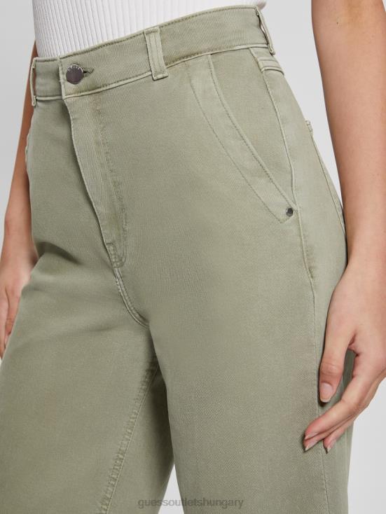 GUESS Dusty Fern Multi 8ZX4F2013 Darma High-Rise Wide-Leg Pants