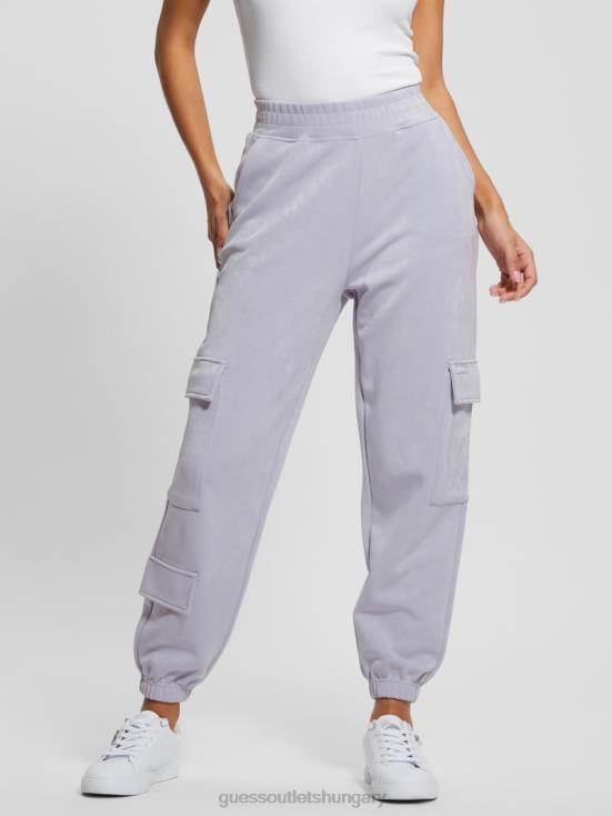 GUESS Glacier Sea Blue 8ZX4F2122 Euphemia Cargo Sweatpants
