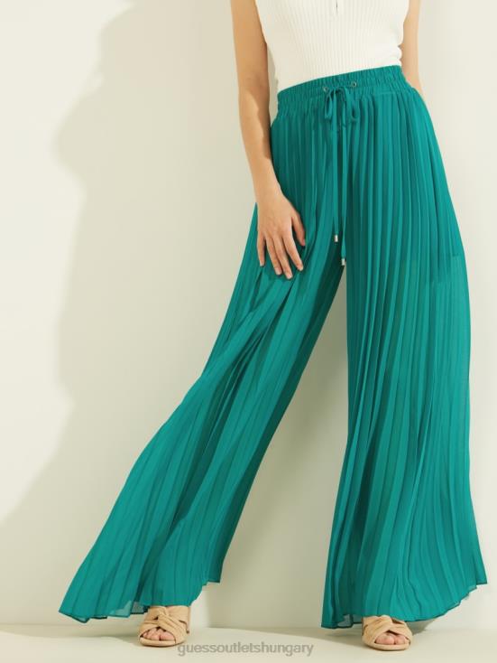 GUESS Jeweled Teal 8ZX4F2243 Eco Sveva Pants