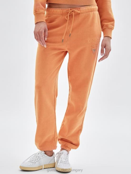 GUESS Real Orange Multi 8ZX4F2477 Originals Classic Logo Sweatpants