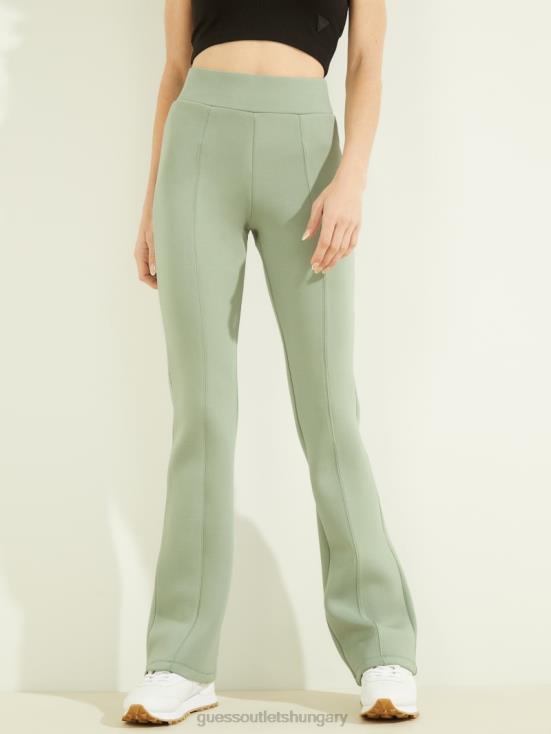 GUESS Salvia Green 8ZX4F2496 Eco Allie Wide-Leg Pants