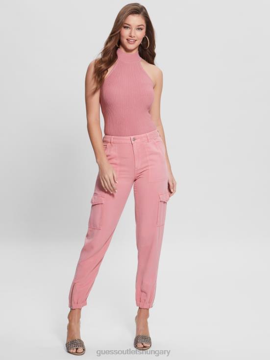 GUESS Vintage Blush Multi 8ZX4F2159 Bowie Chino Cargo Pants