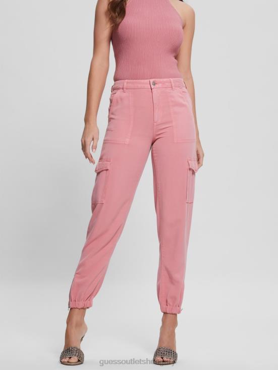 GUESS Vintage Blush Multi 8ZX4F2159 Bowie Chino Cargo Pants