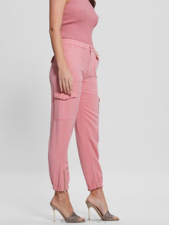 GUESS Vintage Blush Multi 8ZX4F2159 Bowie Chino Cargo Pants