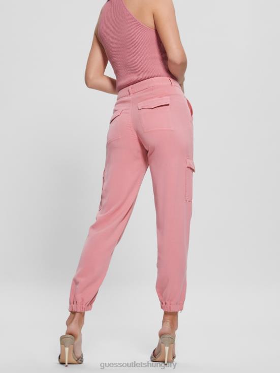 GUESS Vintage Blush Multi 8ZX4F2159 Bowie Chino Cargo Pants