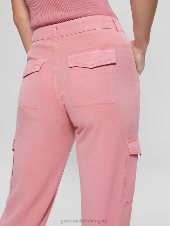 GUESS Vintage Blush Multi 8ZX4F2159 Bowie Chino Cargo Pants