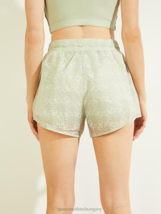 GUESS 4G Logomania Cold Dew 8ZX4F2340 Diamond Shorts