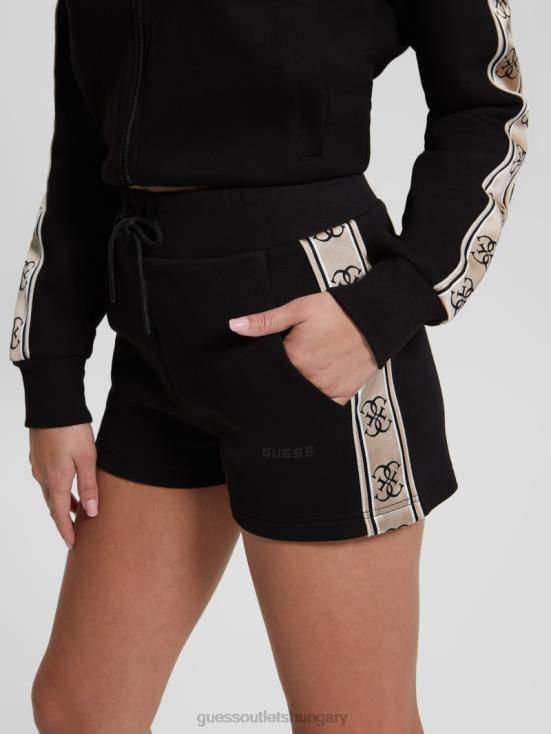 GUESS Black 8ZX4F2206 Eco Britney Sweat Shorts