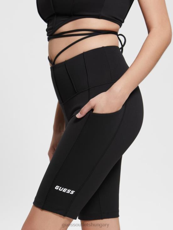 GUESS Black 8ZX4F2283 Brigit Biker Shorts