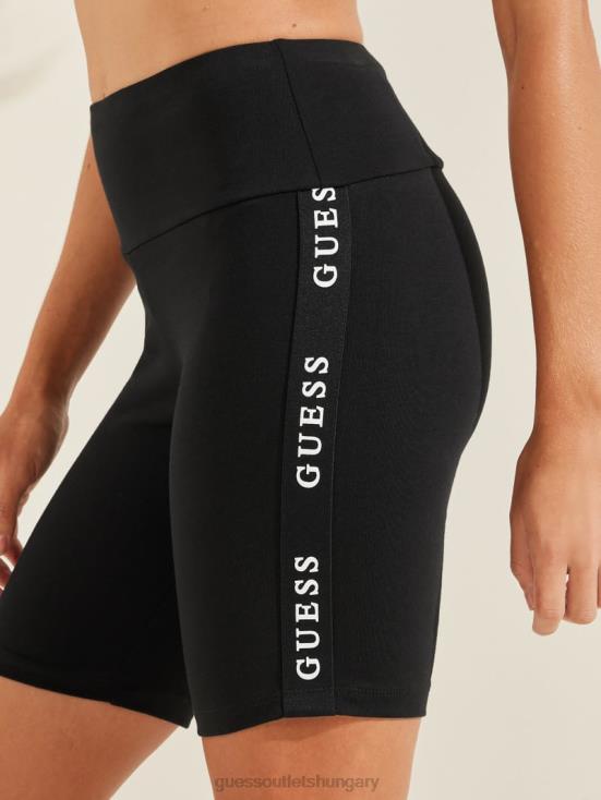 GUESS Black 8ZX4F2473 Eco A-Line Biker Shorts