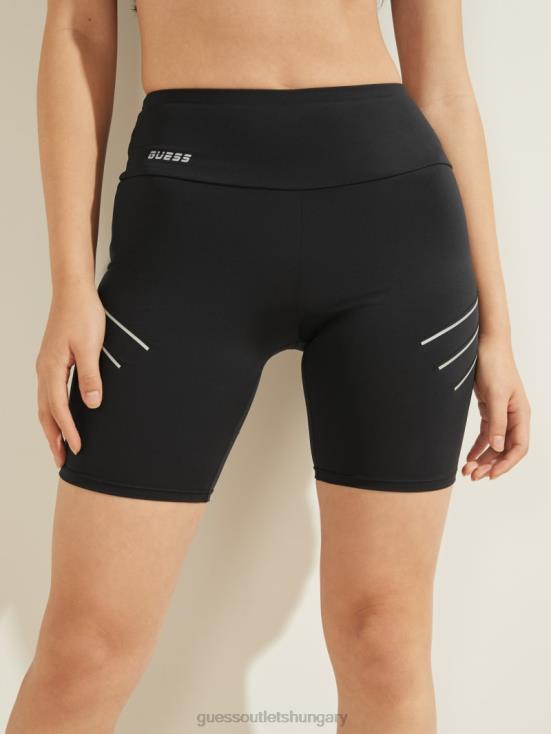 GUESS Black 8ZX4F2499 Dalia Biker Shorts