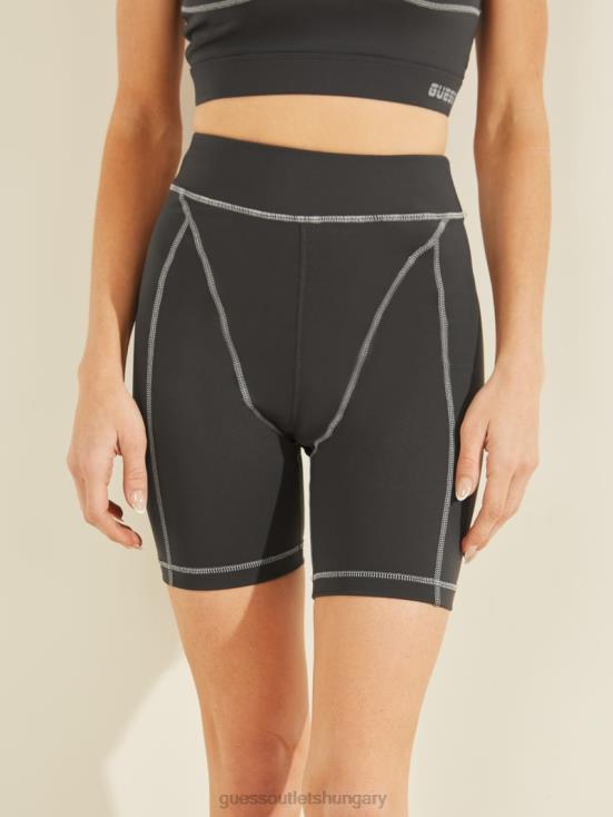 GUESS Blue Graphite Grey 8ZX4F2532 Chelsea Biker Shorts