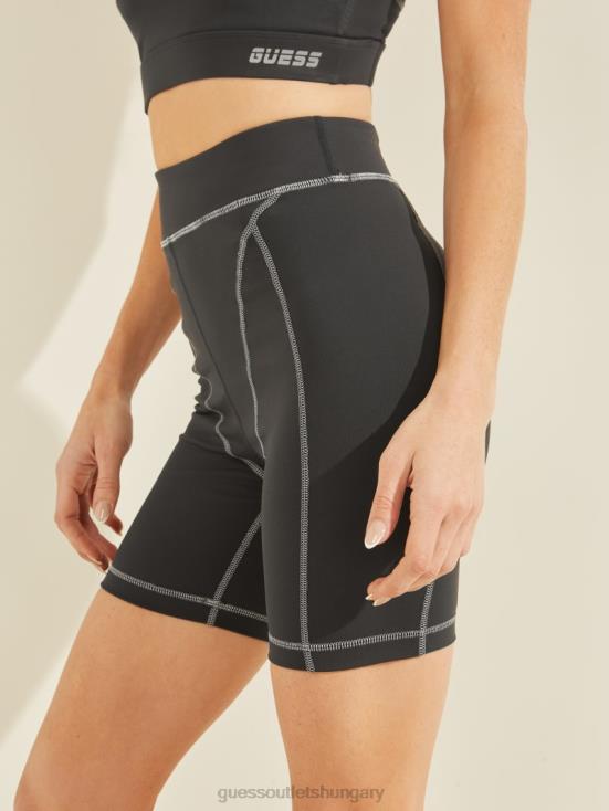 GUESS Blue Graphite Grey 8ZX4F2532 Chelsea Biker Shorts