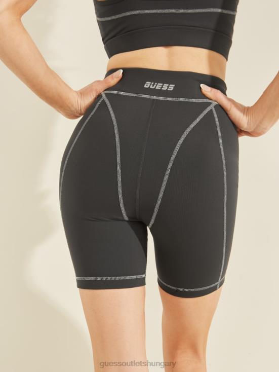 GUESS Blue Graphite Grey 8ZX4F2532 Chelsea Biker Shorts