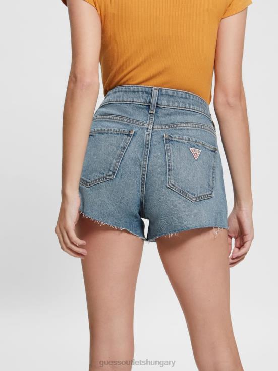 GUESS Blue Tortoise 8ZX4F141 Mom Shorts