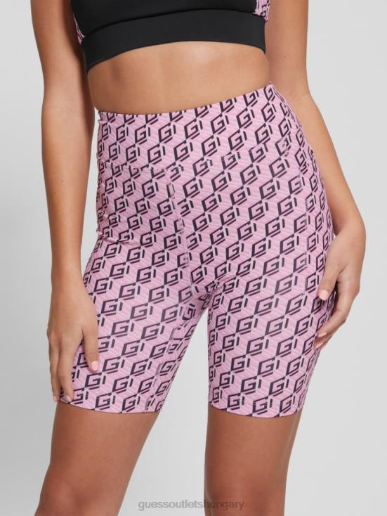 GUESS G Cube Pink Combo 8ZX4F2303 Eco Debra Biker Shorts