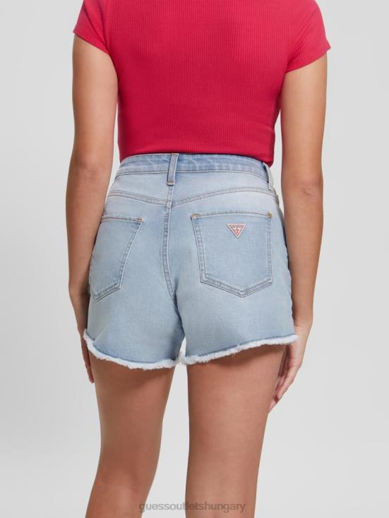 GUESS Honeymoon Blue 8ZX4F133 Relaxed Midi Shorts