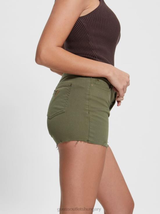 GUESS Lichen Leaf Green Multi 8ZX4F77 1981 Midi Shorts
