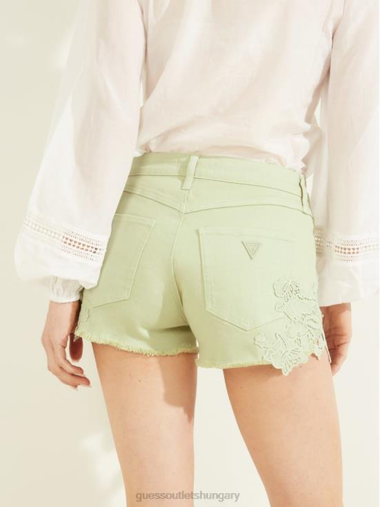 GUESS Lost In Thyme Multi 8ZX4F276 1981 Embroidered Shorts