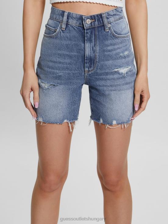 GUESS Repose 8ZX4F66 80s Pedal Denim Shorts