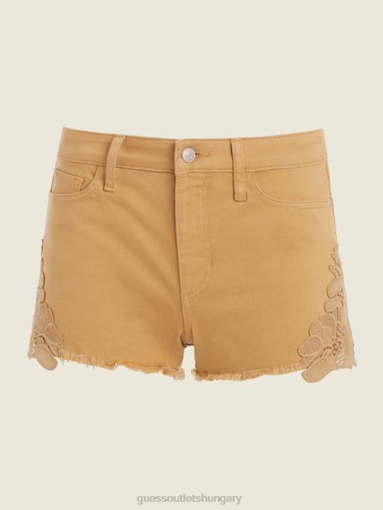 GUESS Sahara Sand Multi 8ZX4F270 1981 Embroidered Shorts