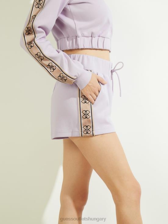 GUESS Wisteria Petal 8ZX4F2284 Eco Britney Sweat Shorts