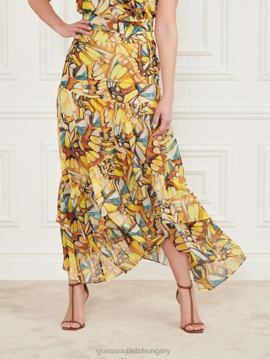 GUESS Golden Wing Print 8ZX4F2099 Skirt