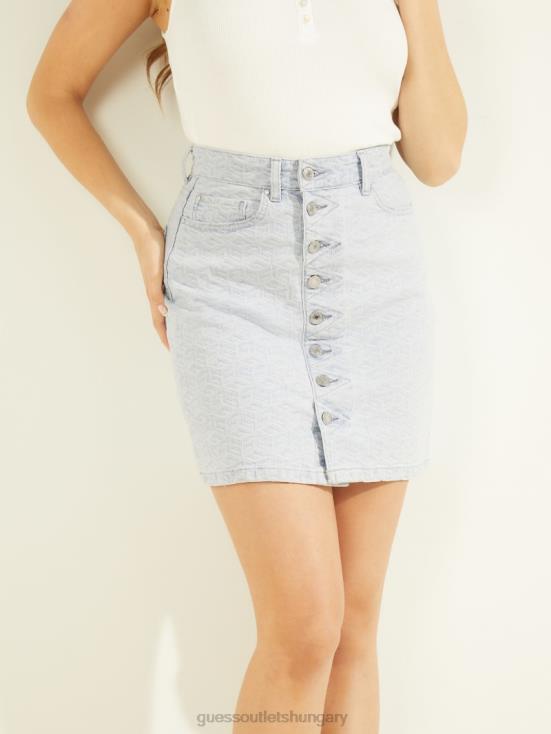 GUESS Light Cube 8ZX4F254 Cube Midi Skirt