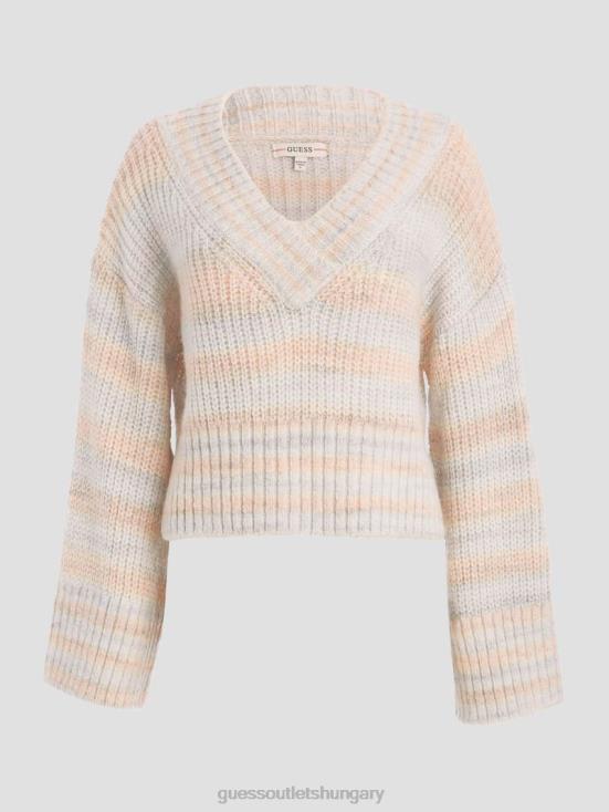 GUESS Powder Rose Space Dye 8ZX4F1482 Neena Space-Dye Sweater