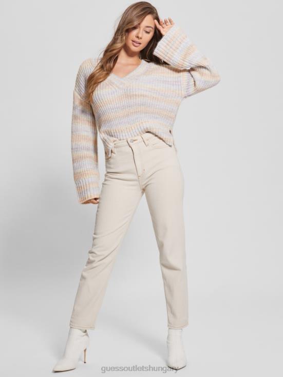 GUESS Powder Rose Space Dye 8ZX4F1482 Neena Space-Dye Sweater