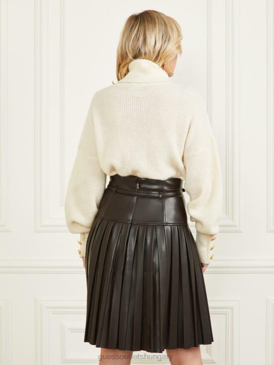 GUESS Sandy Shore 8ZX4F1719 Elodie High Neck Wool-Blend Sweater