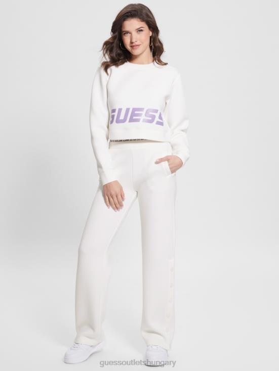 GUESS Ocean Salt 8ZX4F2465 Eco Aletha Scuba-Knit Active Sweatshirt